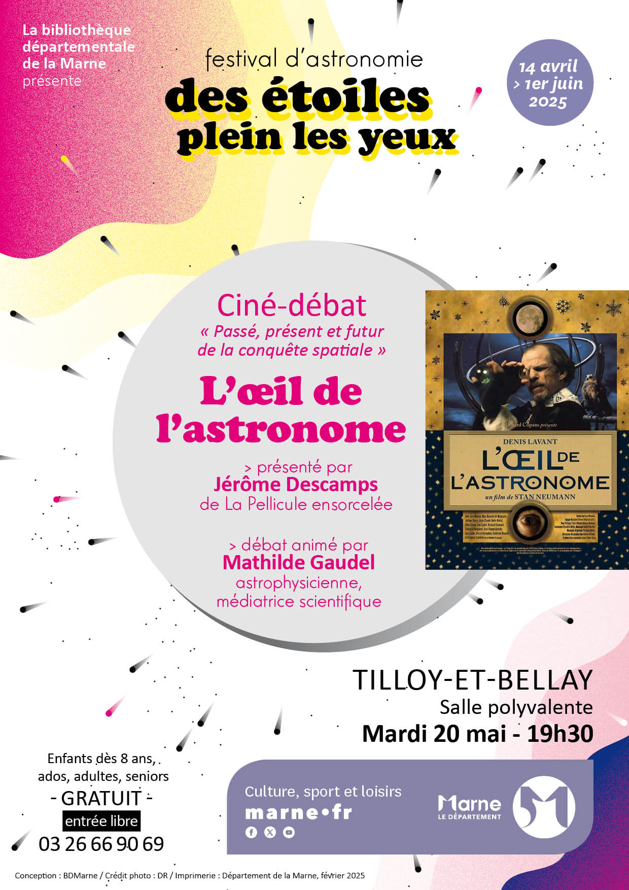 2025 05 20 TILLOY ET BELLAY Affiche Cine debat