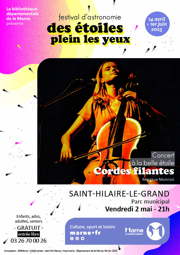 SAINT HILAIRE LE GRAND Affiche Cordes filantes