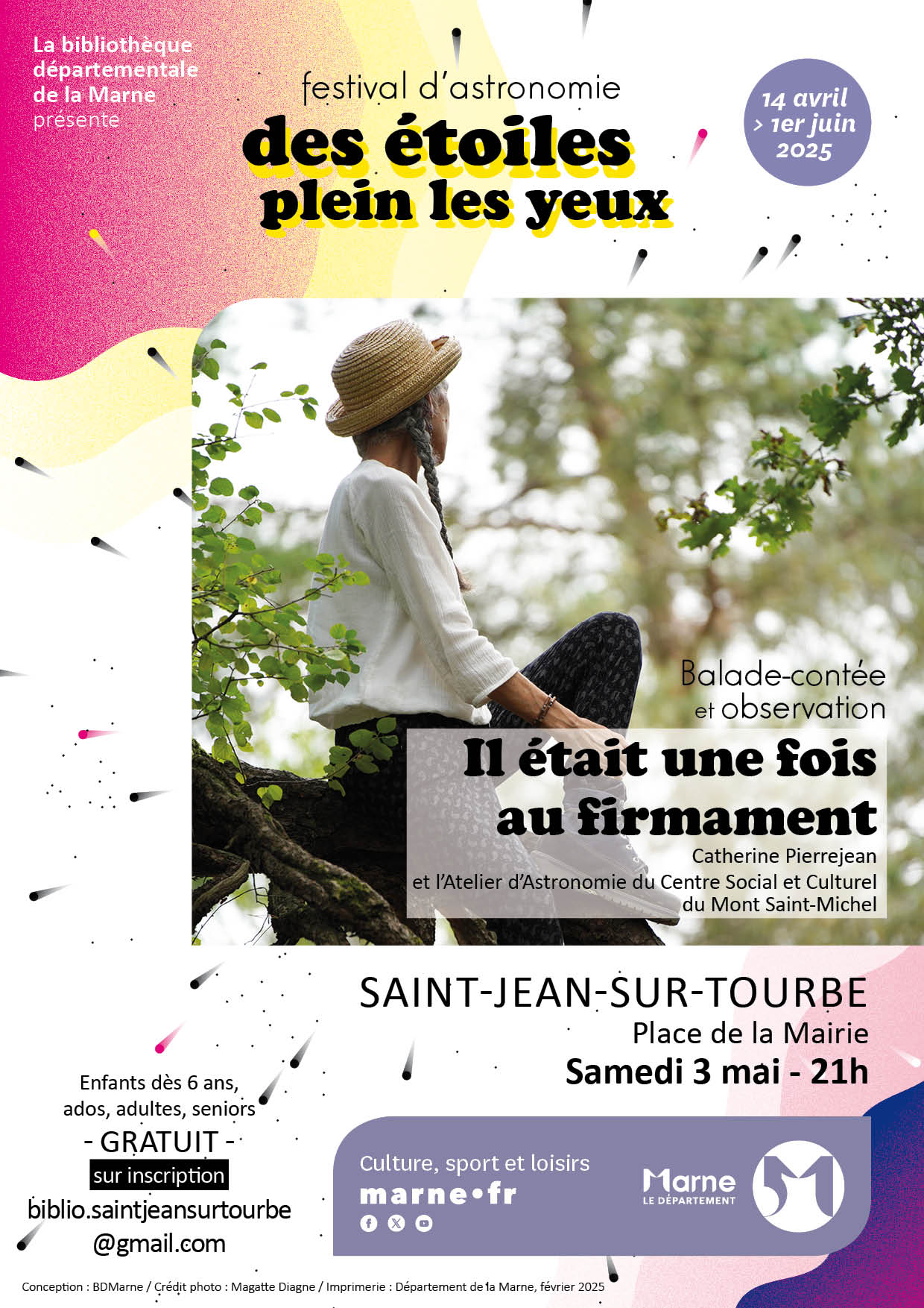 SAINT JEAN SUR TOURBE Affiche Balade contee